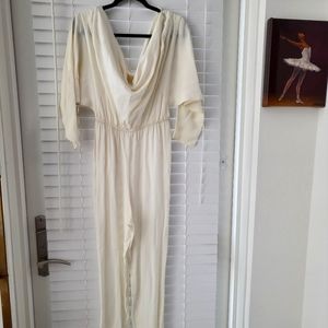 Vintage All-White Jumpsuit